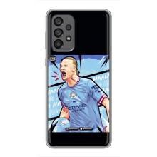Чехлы с футболистом Ерлинг Холанд для Samsung Galaxy A73 (5G) (AlphaPrint) (гол Эрлинг Холланд)
