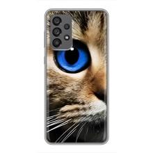 Чехлы с Котиками для Samsung Galaxy A73 (5G) (VPrint) (Глаз кота)