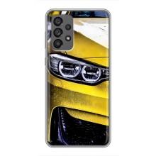 Чехлы с Машинами на Самсунг Галакси 73 (5G) (VPrint) (Желтая машина)