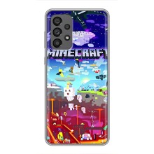 Чехол майнкрафт для Samsung Galaxy A73 (5G) (MINECRAFT)