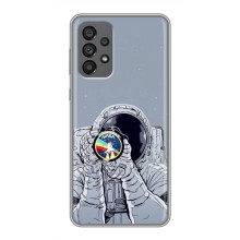 Чехол NASA для Samsung Galaxy A73 (5G) (AlphaPrint) (Космонавт фото)