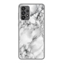 Чехол с текстурой Мрамора на Самсунг Галакси 73 (5G) (Белый мрамор)