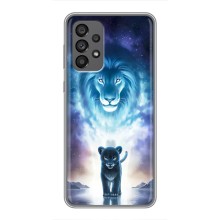 Чехол со Львом для Samsung Galaxy A73 (5G) (VPrint) (Маленький лев)
