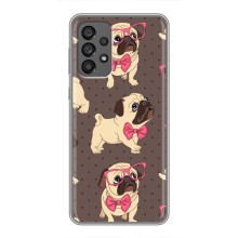 Чохол (ТПУ) Милі песики для Samsung Galaxy A73 (5G) (Песик Мопсікі)