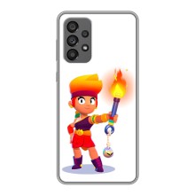 Чехол (ТПУ) с героями Бравл Старс на Samsung Galaxy A73 (5G) (Пенни)