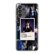 Чехлы Венсдей на Samsung Galaxy A73 (5G) Уэнсдей (AlphaPrint) (коллаж Уэнздей)