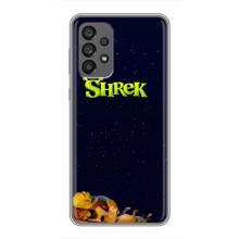 Чехол с мультфильмом Шрек на Samsung Galaxy A73 (5G) – Шрек лого