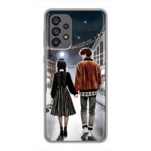 Чехол с дизайном Венздей 2 на Samsung Galaxy A73 (5G) – Уэнсдей и Тайлер