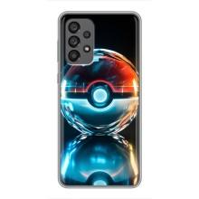 Чехол с Пикачу на Samsung Galaxy A73 (5G) (Мяч Пикачу)