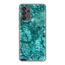 Мраморный чехол на Samsung Galaxy A73 (5G) (VPrint) (Зеленый мрамор)