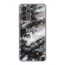 Новогодние, Праздничные Чехлы для Samsung Galaxy A73 (5G) - 2024 год (Hello winter)