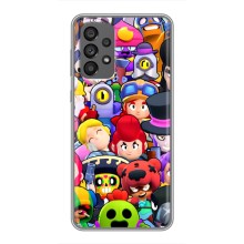 Силіконовый Чохол на Samsung Galaxy A73 (5G) з картинкою Brawl Stars – Персонажі