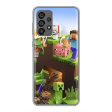 Чехлы для Samsung Galaxy A73 (5G) (Персонажи Майн Крафт) – Майн-крафт