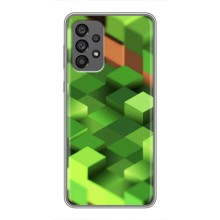 Чехлы для Samsung Galaxy A73 (5G) (Персонажи Майн Крафт) – Текстура