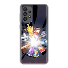 Силиконовый Чехол (атрибутика Клеш Роял) для Samsung Galaxy A73 (5G) – Кланы