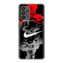 Силіконовый Чохол на Samsung Galaxy A73 (5G) з картинкою НАЙК (Nike дим)