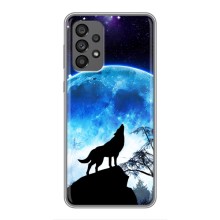Защитные чехлы для Самсунг Галакси 73 (5G) (AlphaPrint) (ХИТ продаж) ВОЛК (Волк на луну)