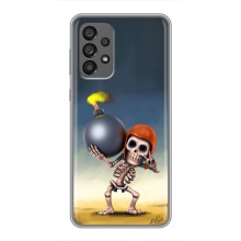 Чохол з героями Клеш Рояль для Samsung Galaxy A73 (5G) – Скелет із бомбою