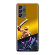 Чохол з героями Клеш Рояль для Samsung Galaxy A73 (5G) – Варвар проти Пекка