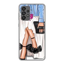 Силиконовый Чехол на Samsung Galaxy A73 (5G) с картинкой Стильных Девушек – Мода