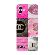 Чехол (Dior, Prada, YSL, Chanel) для Samsung Galaxy F04 (Модница)
