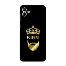 Чехол (Корона на чёрном фоне) для Самсунг Ф04 – KING