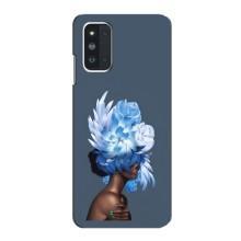 Чехлы (ART) Цветы на Samsung Galaxy F52 5G (E526) (VPrint) (Цветы на голове)