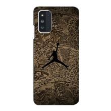 Чехлы для Samsung Galaxy F52 5G (E526) - с картинкой JORDAN (AlphaPrint) (Logo Jordan)