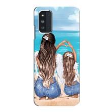 Чехол с печатью для Samsung Galaxy F52 5G (E526) - (Мама с ребенком) (AlphaPrint) (Мама с доченькой)