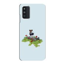 Чехлы с картинкой собаки Патрон для Samsung Galaxy F52 5G (E526) (AlphaPrint) (Сапер Пес)
