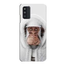 Чехлы с Обезьянами NFT для Samsung Galaxy F52 5G (E526) (AlphaPrint) (обезьяна NFT в тату)