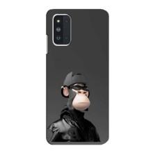 Чехлы с Обезьянами NFT для Samsung Galaxy F52 5G (E526) (AlphaPrint) (стильная обезьяна NFT)