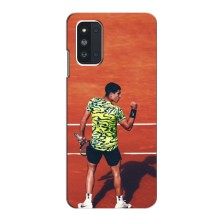 Чехлы с принтом Спортивная тематика для Samsung Galaxy F52 5G (E526) – Алькарас Теннисист