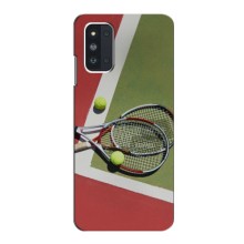 Чехлы с принтом Спортивная тематика для Samsung Galaxy F52 5G (E526) (Ракетки теннис)