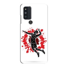 Чохли з прінтом Спортивна тематика для Samsung Galaxy F52 5G (E526) – Волейболіст
