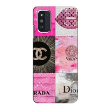Чехол (Dior, Prada, YSL, Chanel) для Samsung Galaxy F52 5G (E526) (Модница)