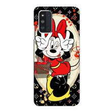 Чехол Disney Mouse Samsung Galaxy F52 5G (E526) (PREMIUMPrint) (Минни peace)