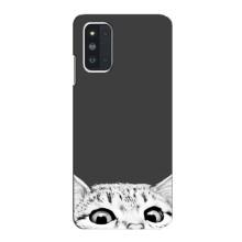 Чохол на Самсунг Ф52 з Котиками (VPrint) (Виглядає котик)