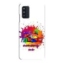 Чехол Амонг Ас для Samsung Galaxy F52 5G (E526) (AlphaPrint) (Яркий АмонгАс)