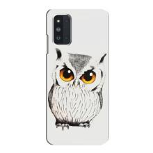 Чехол с птицами на Samsung Galaxy F52 5G (E526) (VPrint) (Милая Сова)