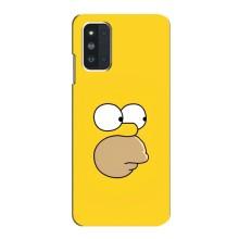 Чехол с Симпсонами для Samsung Galaxy F52 5G (E526) (VPrint) (Гомер)