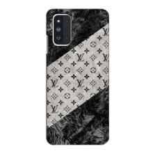 Чехол Стиль Louis Vuitton на Samsung Galaxy F52 5G (E526) (LV на белом)