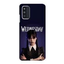 Чехлы Венсдей на Samsung Galaxy F52 5G (E526) Уэнсдей (AlphaPrint) (Wednesday)
