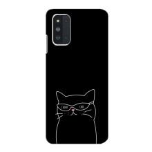 Чехол с рисунком кот на Samsung Galaxy F52 5G (E526) – Равнодушный кот