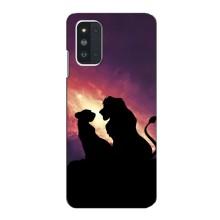 Чехол Король лев на Самсунг Ф52 – Симба и Налу