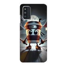 Чехол с мемом Тралалело тралала на Samsung Galaxy F52 5G (E526) (Капучино асасино)