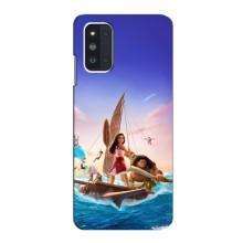 Чехол с мультфильмом Моана Samsung Galaxy F52 5G (E526) (Моана и Мауи)