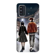 Чехол с дизайном Венздей 2 на Samsung Galaxy F52 5G (E526) – Уэнсдей и Тайлер