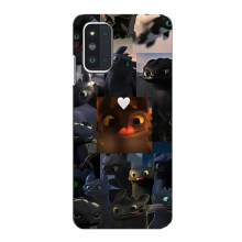 Чехол как приручить дракона на Samsung Galaxy F52 5G (E526) – Дракон коллаж