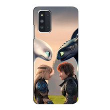Чехол как приручить дракона на Samsung Galaxy F52 5G (E526) – Гикавка и Астрид